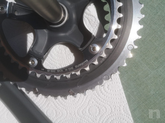 Guarnintura Shimano Dura-Ace carbonio con corone 53/39 e pedivelle  foto-49251
