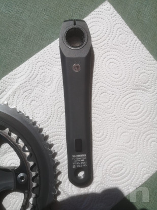 Guarnintura Shimano Dura-Ace carbonio con corone 53/39 e pedivelle  foto-49254