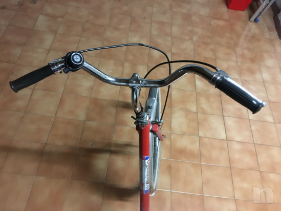 Manubrio Bici Olanda Pieghevole Con Leve Freno - Acciaio Cromato Diametro 22.2 Mm