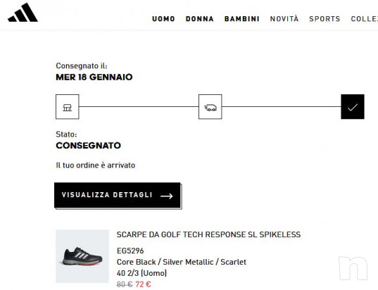 SCARPE DA GOLF ADIDAS ORIGINALI foto-50741