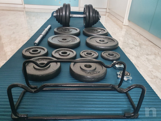 Manubri palestra Proiron componibili 30kg cadauno foto-51001