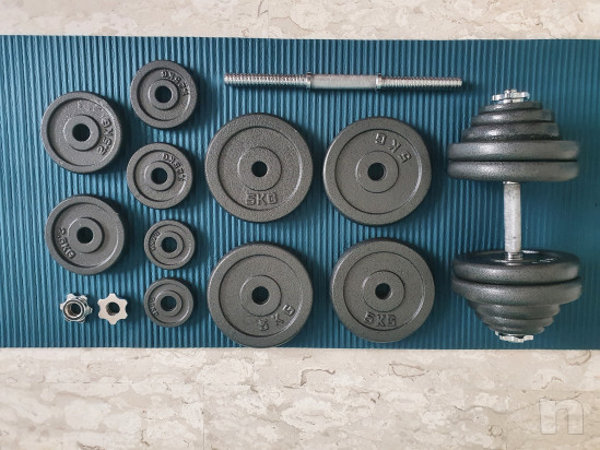 Manubri palestra Proiron componibili 30kg cadauno foto-51000