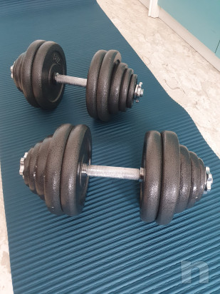 Manubri palestra Proiron componibili 30kg cadauno foto-25520