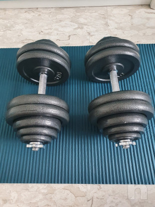 Manubri palestra Proiron componibili 30kg cadauno foto-50999