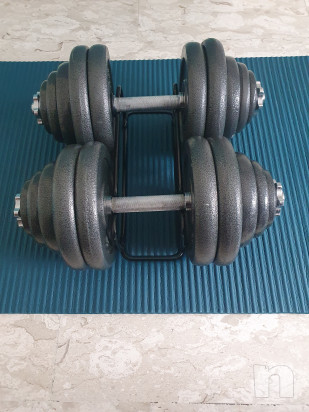 Manubri palestra Proiron componibili 30kg cadauno foto-51002