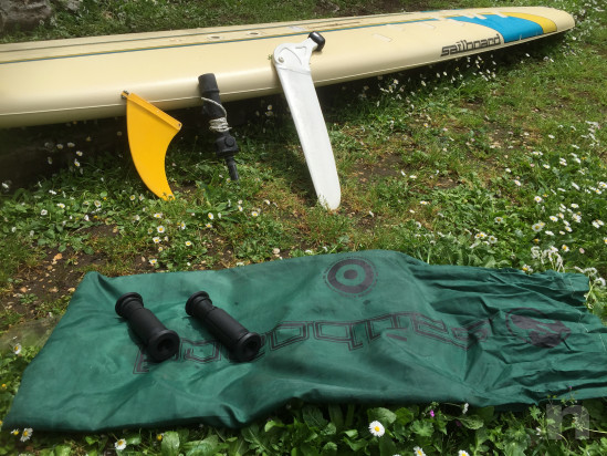 vendo set completo windsurf vintage anni 80 foto-51122