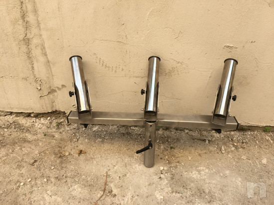 ROCKET A TRE PORTACANNA INOX 316 foto-51350