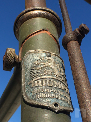 Bici TRIUMPH tedesca primi del '900 Norimberga foto-25701