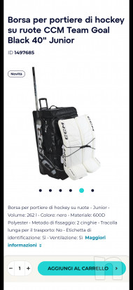 SACCA hockey portiere junior CCM  foto-26443