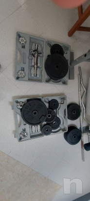 Panca Domyos multifunzione   manubri   pesi foto-52868