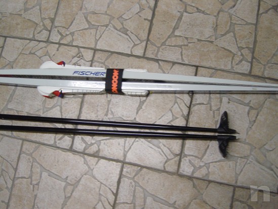  SCI  DA  FONDO FISCHER  ALTEZZA 1,50 +  SCARPE    N.40 / 41 foto-4603