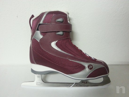 PATTINI ghiaccio FILA CHRISSY (ROSSI) N.38 NUOVI foto-2932