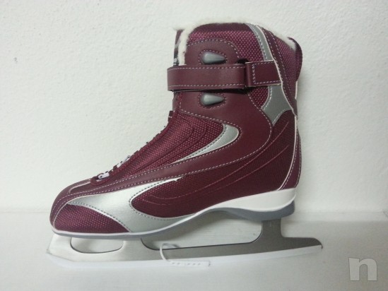 PATTINI ghiaccio FILA CHRISSY (ROSSI) N.38 NUOVI foto-5099