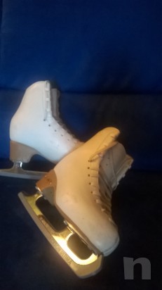 Pattini ghiaccio per pattinaggio artistico bimba preagonismo Edea come nuovi misura 31 foto-2952