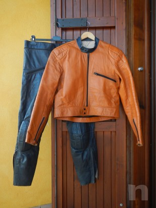 Tuta da Moto Gaman - in Pelle, divisibile, da Donna - Vintage (Tg. 44/46) foto-296