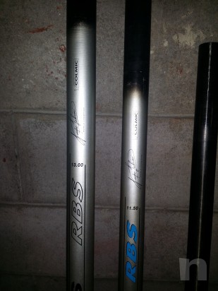 canna pesca Roubasienne Colmic RK 4S 11.5/13 mt con 3 punte foto-5189