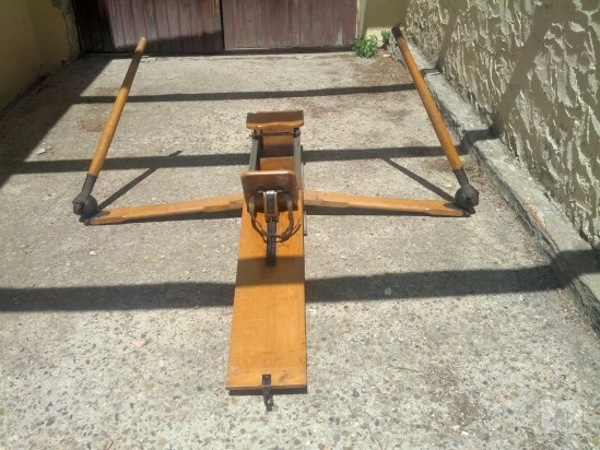 Vogatore antico in legno massiccio richiudibile  e perfettamente funzionante foto-3019