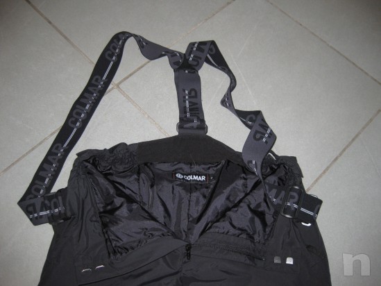 Colmar Pantaloni Salopette Sci Ski Tg 48 Imbottiti foto-5366