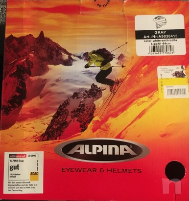 Caschetto da sci / snowboard, ALPINA GRAP - Bianco foto-5854