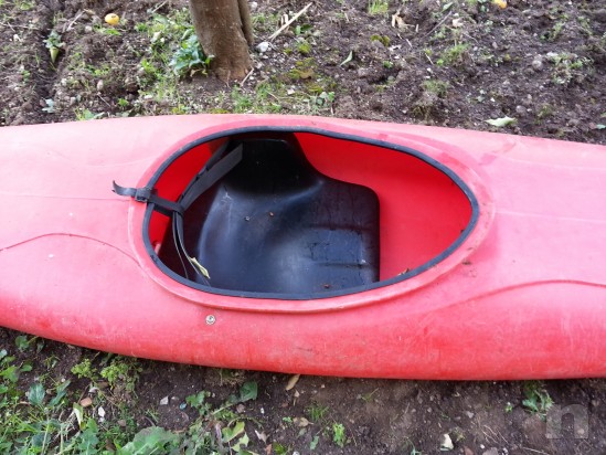 Canoa  rossa usata kayak foto-6017