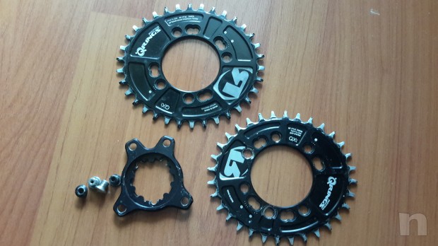 corona rotor 34 e 32 +spider dedicato per guarniture sram xx1 xo1  foto-3447