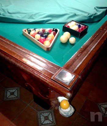 BIGLIARDO A 6 BUCHE RISCALDATO foto-3506