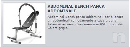 vendo panca addominali foto-3614