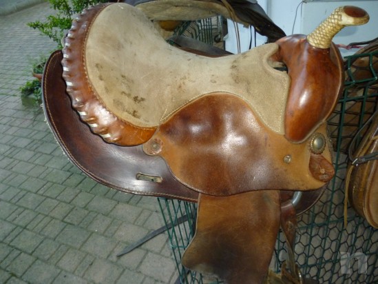 Sella per cavallo western americana foto-383