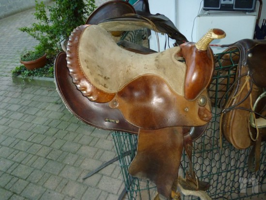 Sella per cavallo western americana foto-378