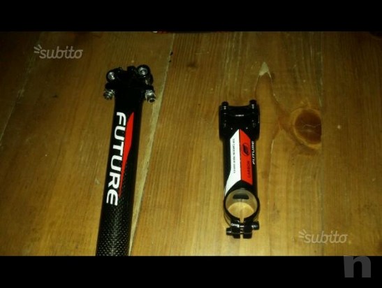 Manubrio+steam+sellino tutto in carbonio foto-3840