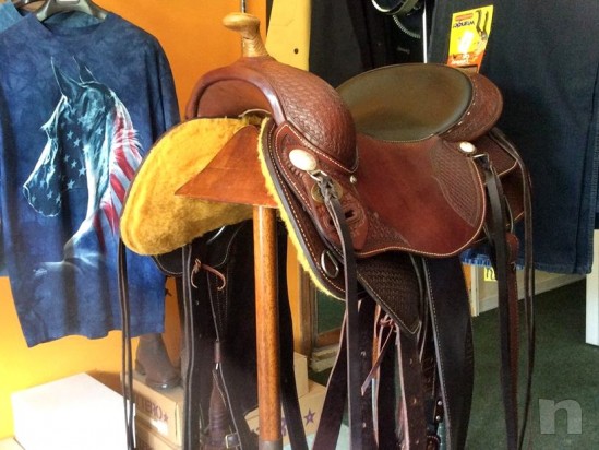 SELLA WESTERN DOUBLE C SADDLERY MADE U.S.A.. foto-7064