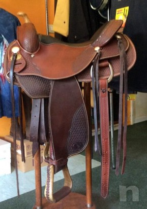 SELLA WESTERN DOUBLE C SADDLERY MADE U.S.A.. foto-4000