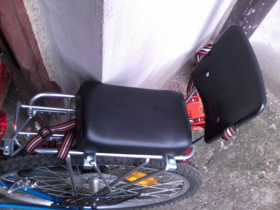 Sedile bici posteriore bambino foto-7089