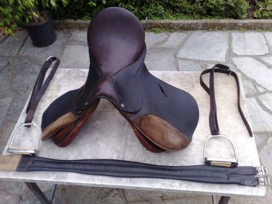 Sella inglese, filetto, e accessori vari foto-4064