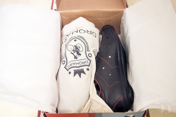Scarpe ciclismo Dromarti in pelle. Nuove in scatola foto-7296