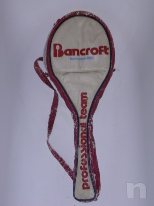 Racchetta da tennis vintage in legno BANCROFT foto-7451