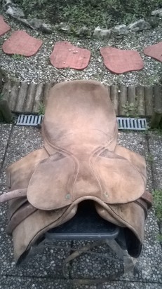 Sella da equitazione scamosciata marca "30 yardas"   foto-7502