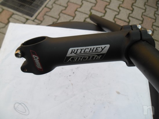 vendo piega manubrio piu' piega in alluminio 6061 Ritchey foto-7598