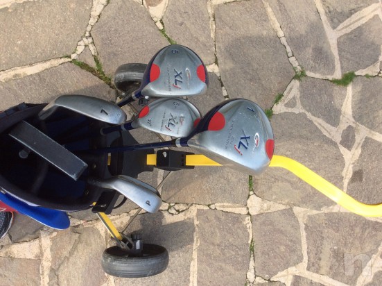 Set mazze da golf bambini 7/9 anni Top Flite con carrello foto-7650