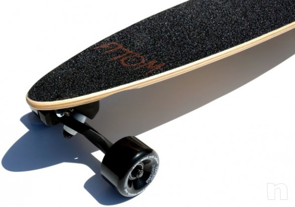 Atom Longboard Bamboo Pin-Tail Longboard 39" Tiki  foto-465