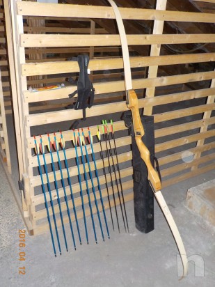 Arco smontabile + frecce + parabraccio + custodia foto-4384