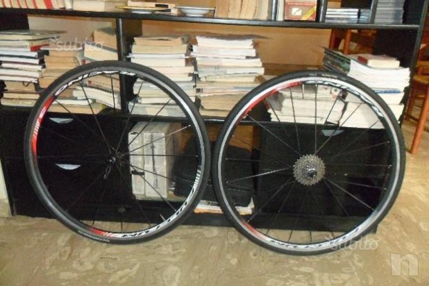 Ruote complete (fulcrum 3) x shimano 10 e 11vl. foto-4436