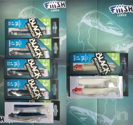 Fiiish Blach Minnow 120 combo X2 - 25gr e 12gr foto-7947