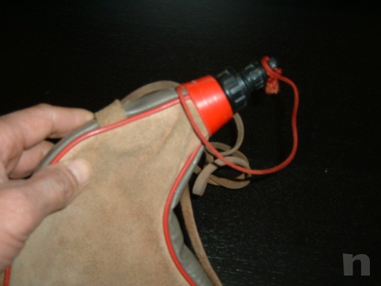 Borraccia in pelle foto-8081