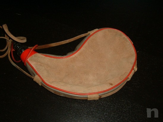 Borraccia in pelle foto-4537