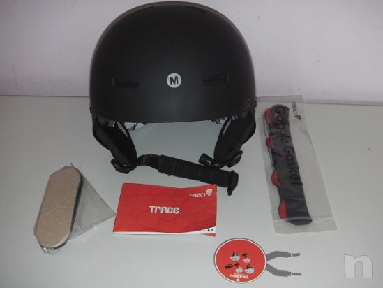 Casco protettivo Red Trace TG M come nuovo foto-8408