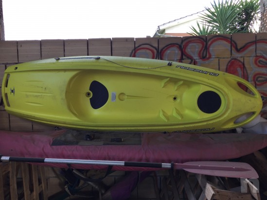 Kayak bic canoa giallo nuovo nuova foto-4949