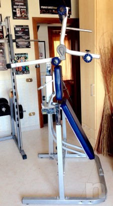 PANCA KETTLER PIEGHEVOLE + PESI, MANUBRI E BILANCIERE EZ foto-604