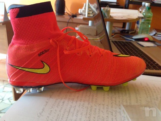 SCARPE NIKE MERCURIAL SUPERFLY AG ROSSO GIALLO foto-646