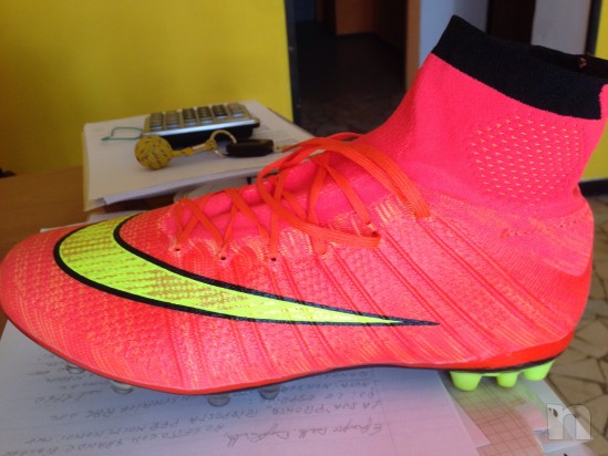 SCARPE NIKE MERCURIAL SUPERFLY AG ROSSO GIALLO foto-644